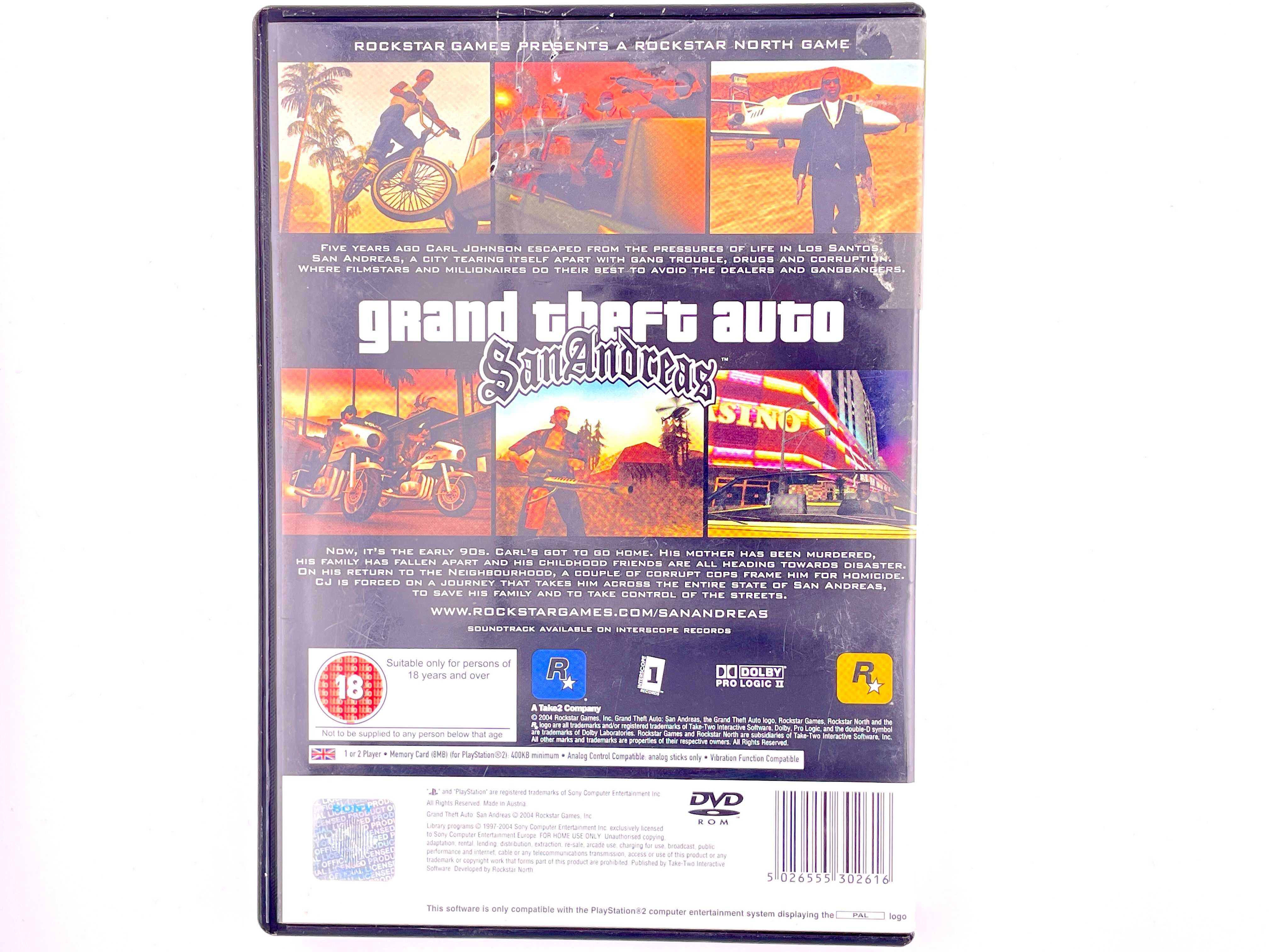Grand Theft Auto San Andreas PS2 VIMAGCO.PL Bydgoszcz Śniadeckich 11