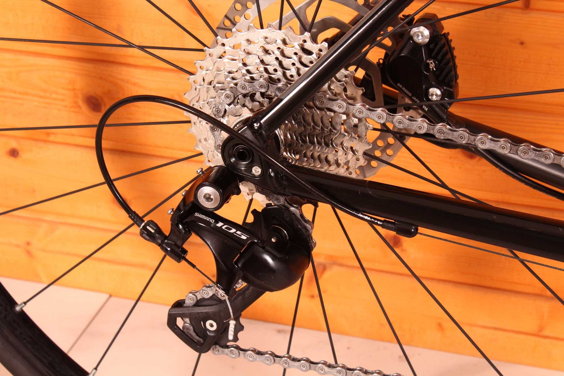 Rower szosowy Cube Attain SL, Hydraulic Disc, Shimano 105, 2/11, BDB !
