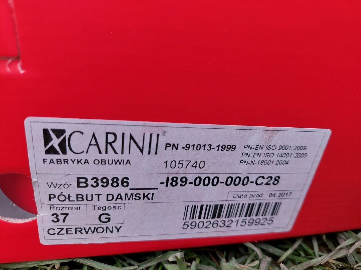 Туфлі фірми Carinii.