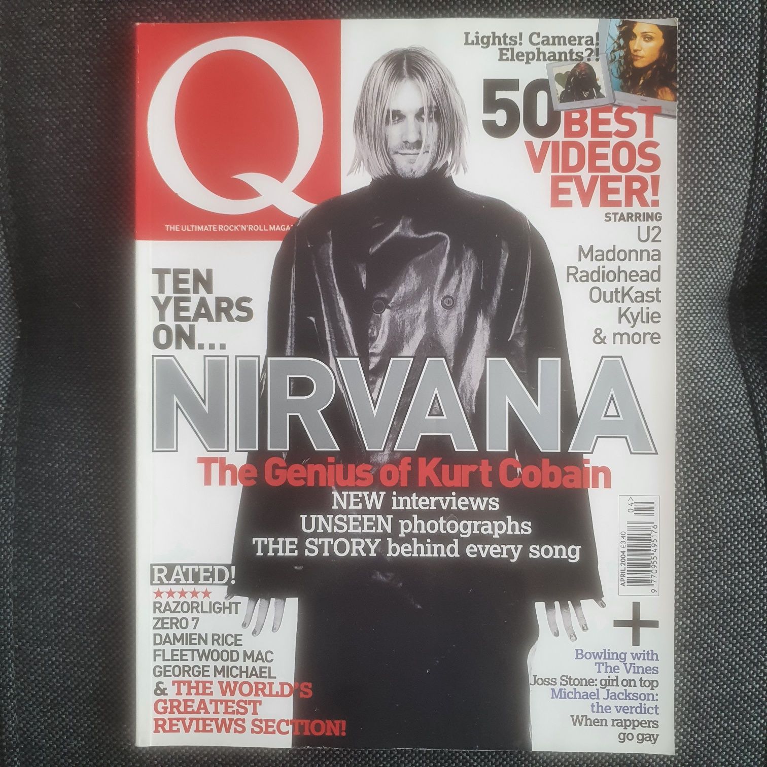 Nirvana magazyny Q,Record Collector Uncut, 10 Jahre
