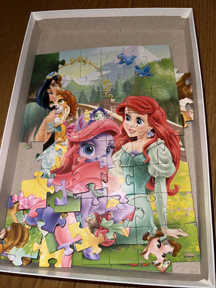 Puzzle księżniczki Disneya 100 elementów, 5+