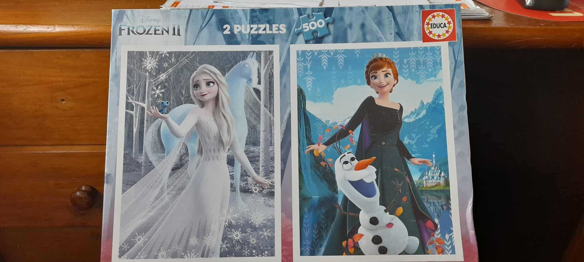 Puzzle 2X500 Frozen II de Educa 19016