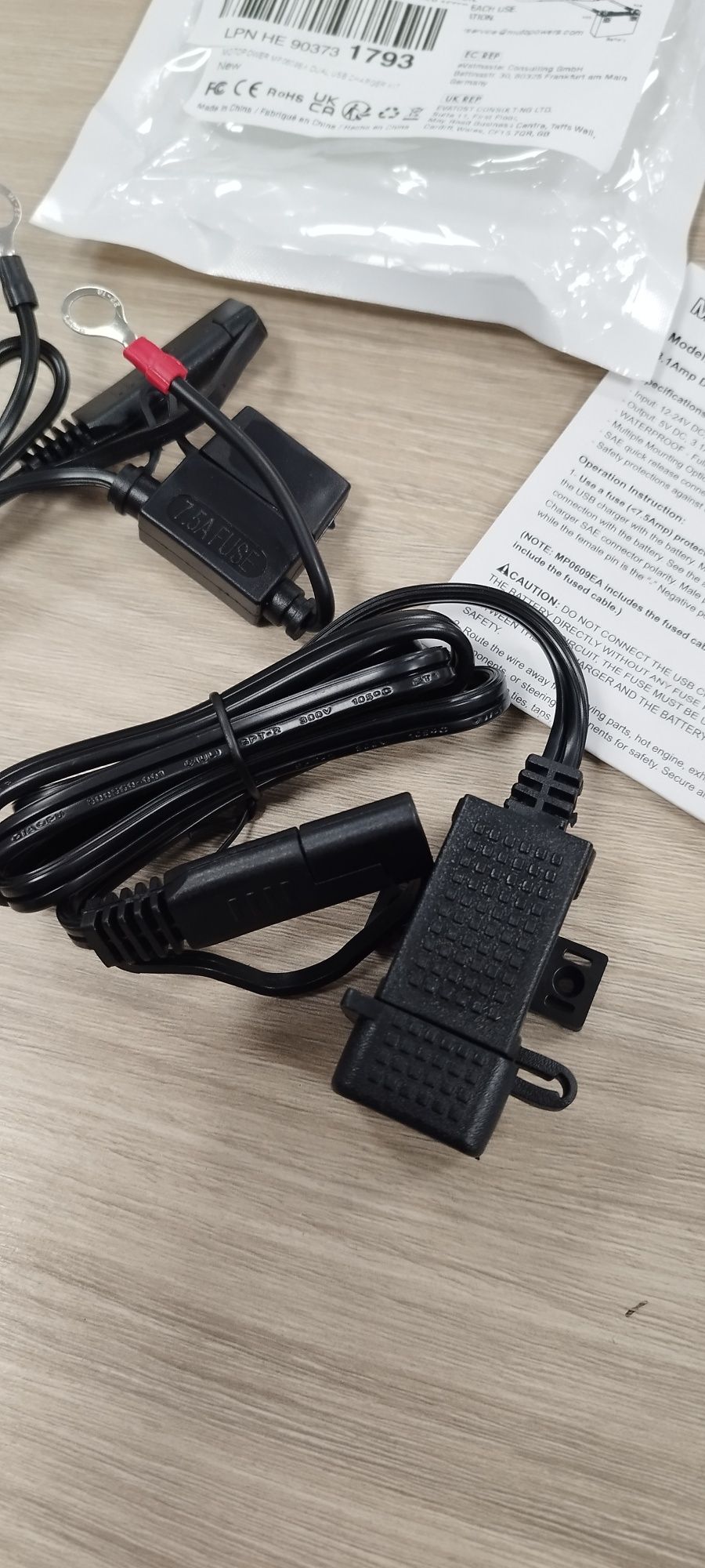 Ładowarka -podwójnego ładowania USB (3,1 A )