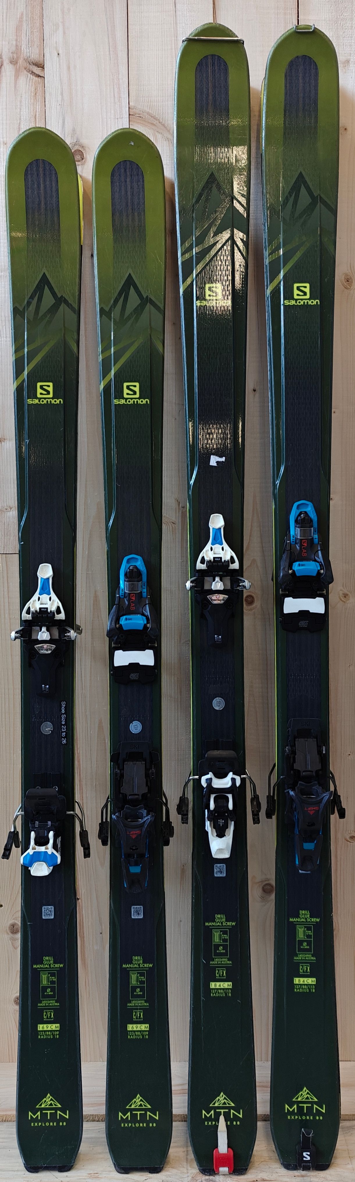 Narty 2 X Ski Tour Salomon MTN  (1110 zł/ 210€ netto para) pakiet nart