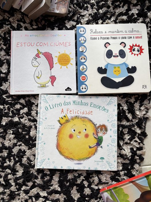 3 livros das emoções