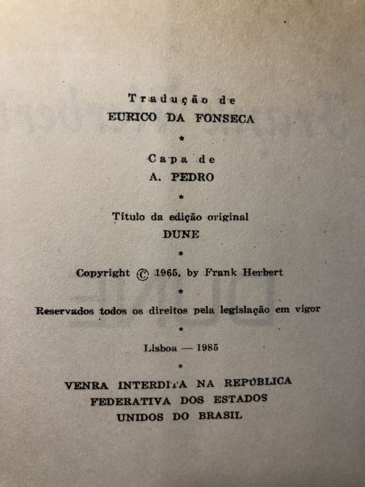 Dune (1985/1986), de Frank Herbert