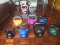 Kettlebell. Marcas de referência.