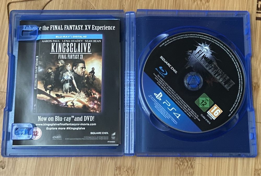 Диск Final Fantasy XV 15 Ps4