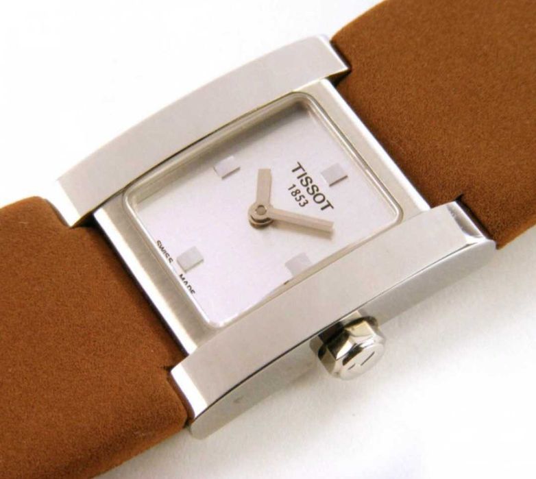 Zegarek TISSOT damski-oryginał Swiss watch, pasek jasny brąz- teraz!
