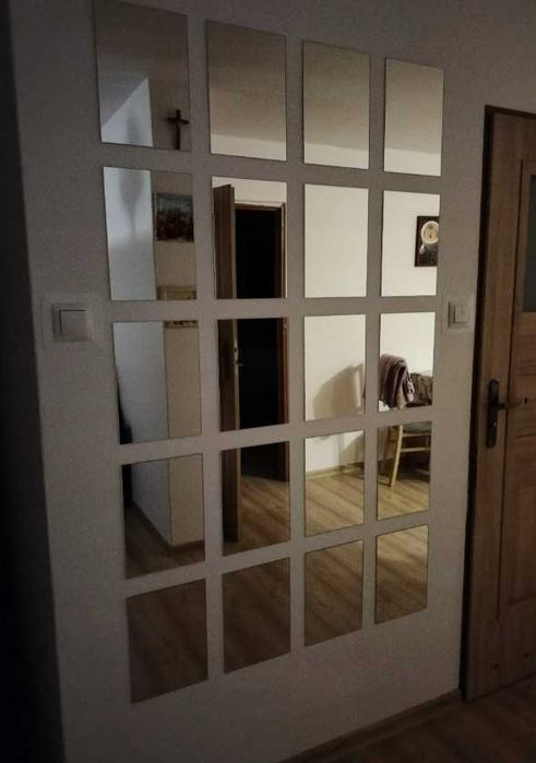 Zestaw 9 szt. luster ściennych naklejane lustro ścienne dekoracja