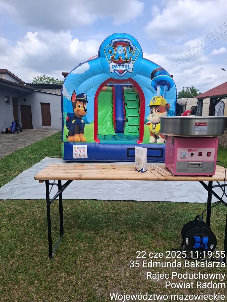 dmuchańce dmuchana zjeżdżalnia kule  Wipe Ball Wipeout Tor  festyny