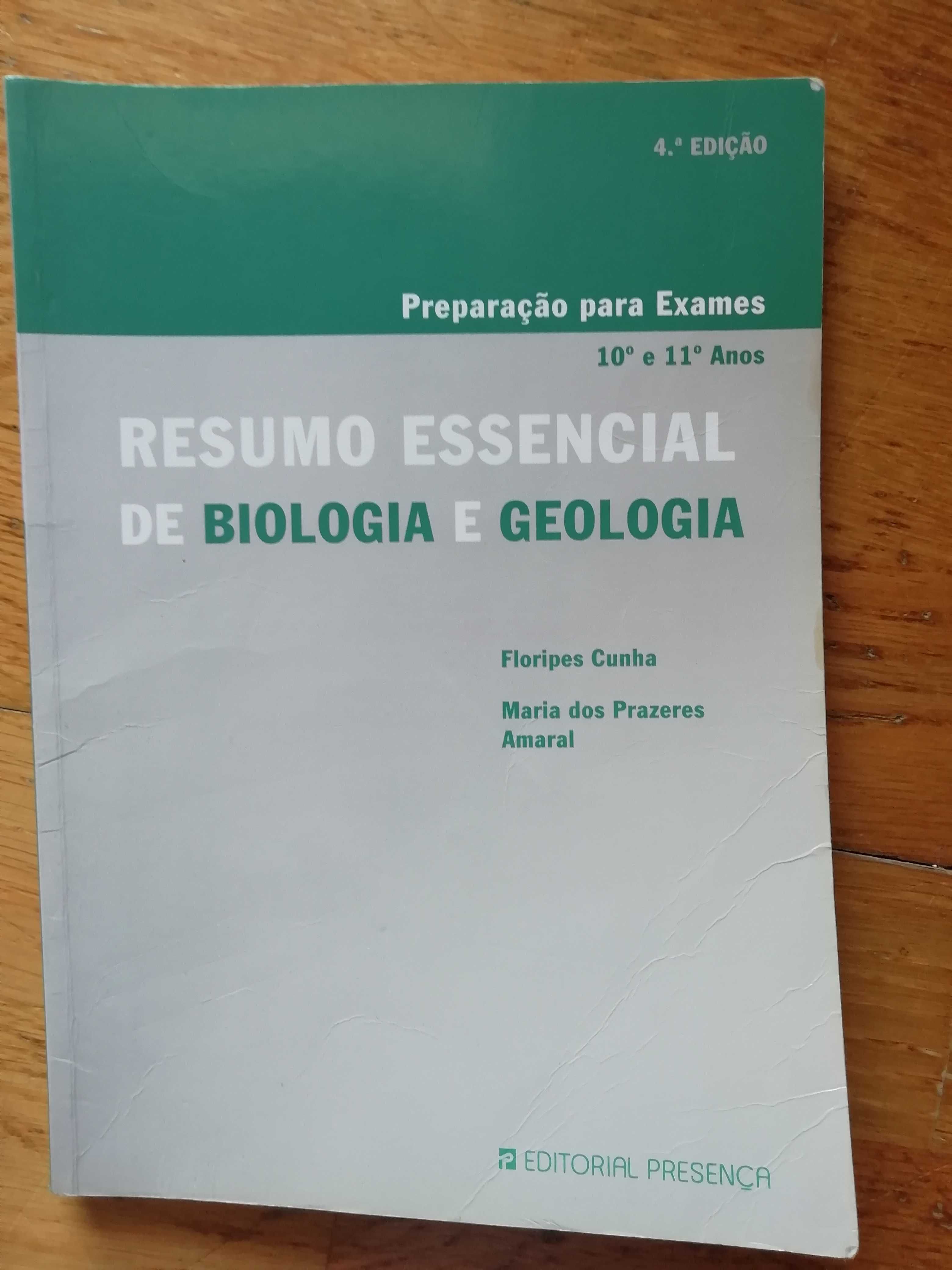 livros Biologia e geologia  11 ano provas modelo preparação para exame