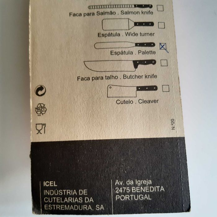 Espátula Lisa de Pasteleiro Pro Nova Embalada ICEL 30cm Aço Inox