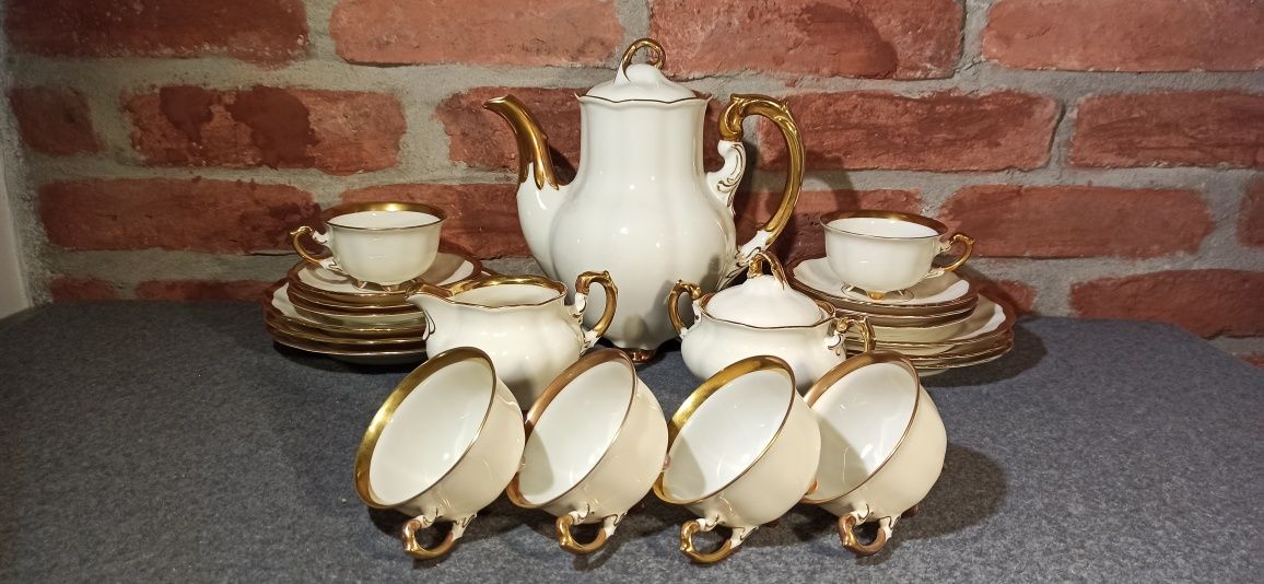 Porcelana Śląska Serwis 6 os Koenigszelt CHARLOTTE Jaworzyna Śląska Au