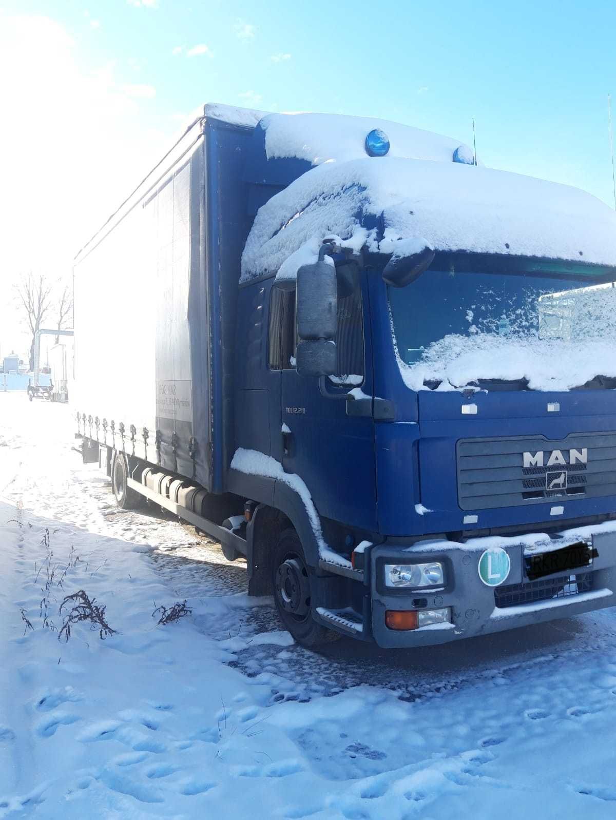 MAN 12.210 TGL E4 12.0t, wersja BB PLANDEKA WINDA