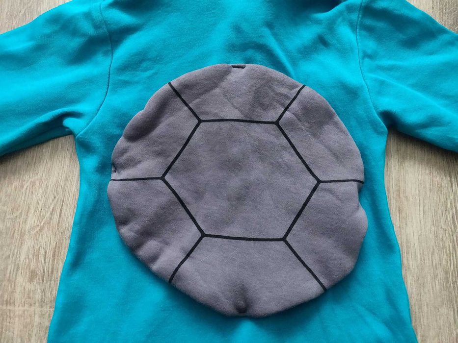 Человечек Черепашка 86 см. 1,5 гг. бирюзового цвета,100% cotton