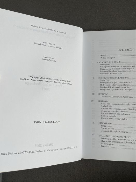 Bibliografia Siedlec i powiatu siedleckiego