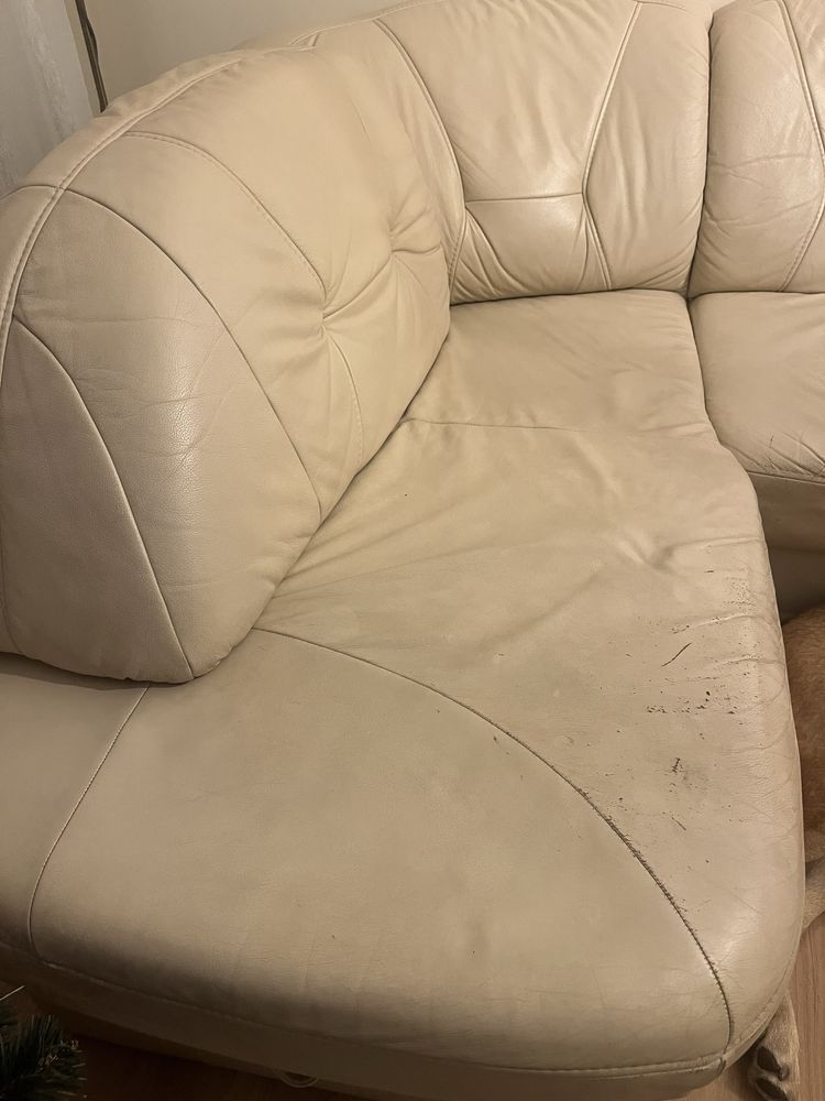 Sofa skórzana narożnik skóra 100% Swarzędz