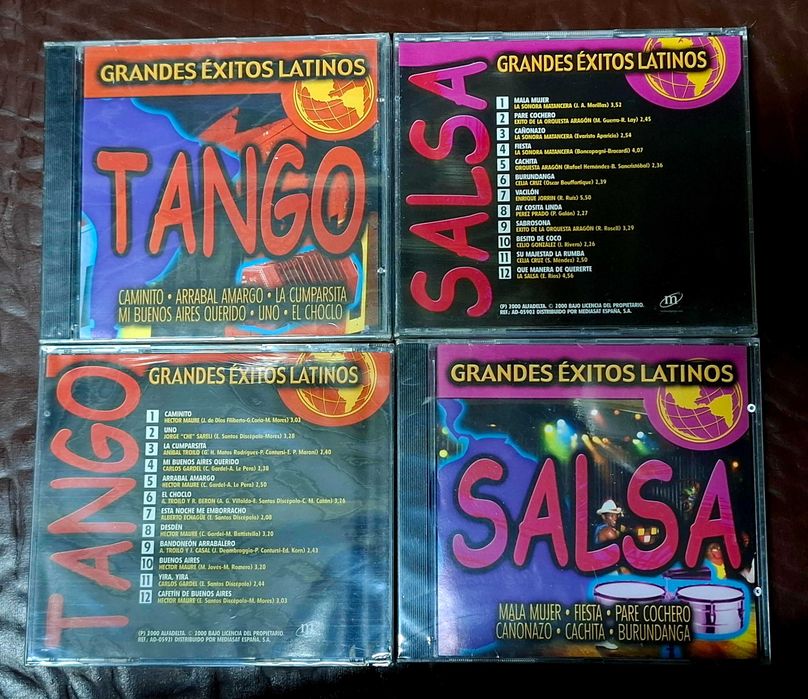 14 CDs Éxitos Latinos