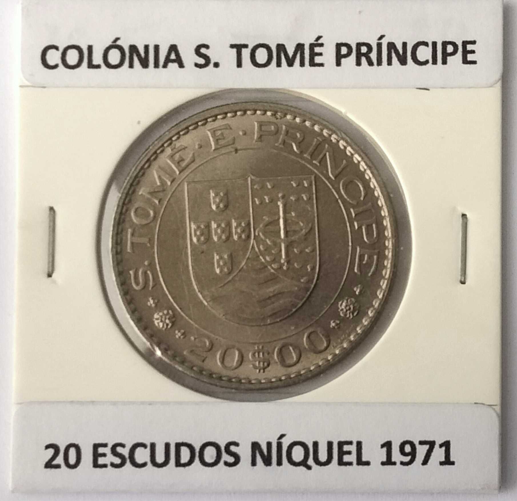 4 Moedas Portuguesas  Circuladas na Ex Colônia  de S. Tomé e Príncipe