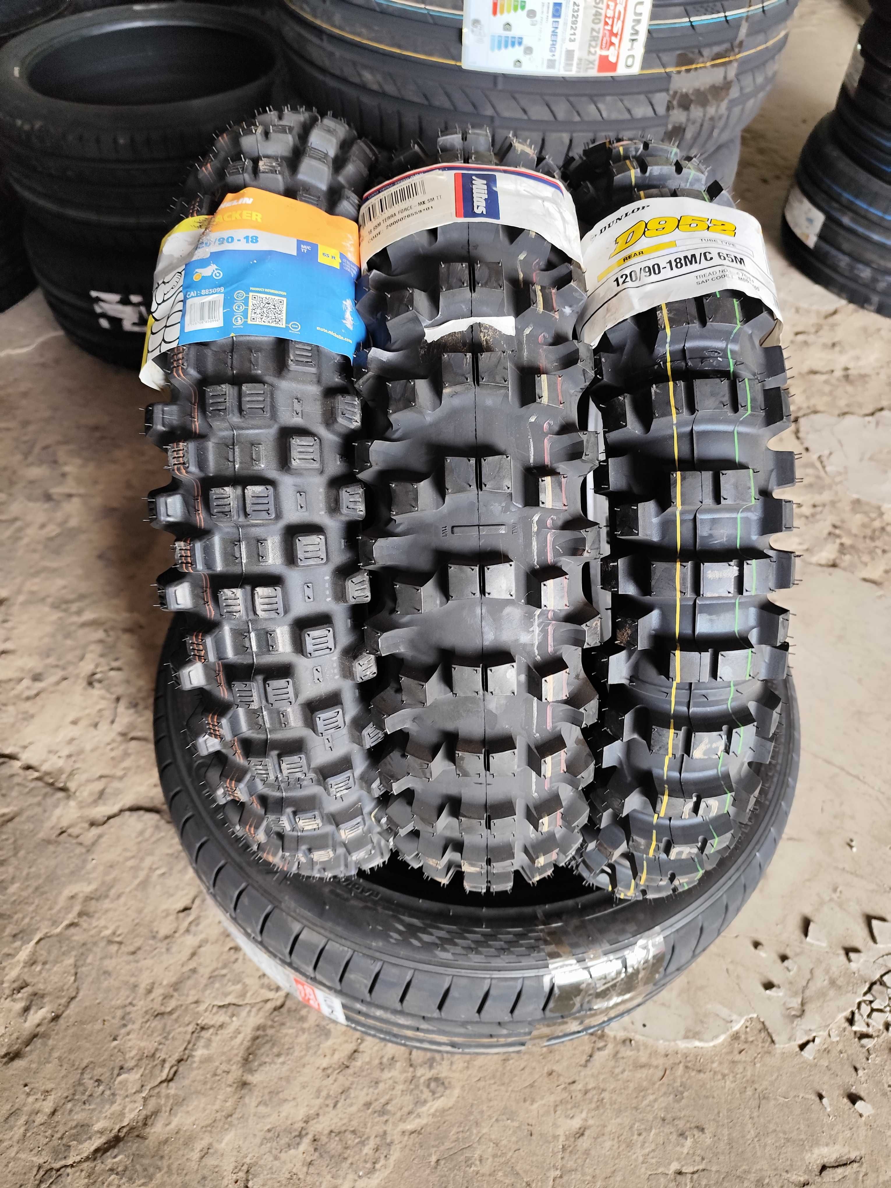 120/90 R18 Michelin Tracker 65R  Mitas /Dunlop/Pirelli