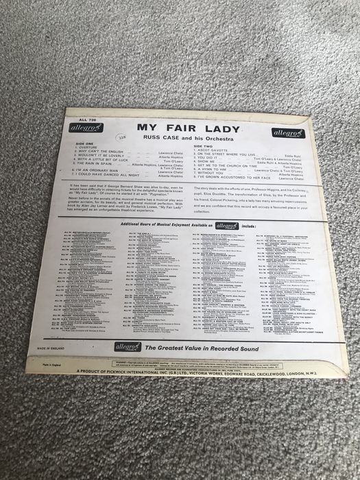 Vinil My Fair Lady