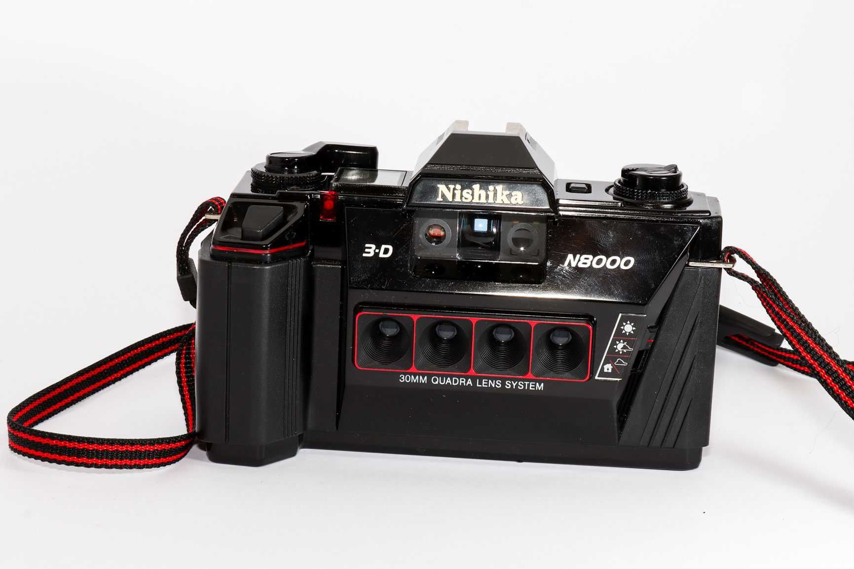 Nishika N 8000 aparat analogowy do gifów i zdjęć 3d na kliszę Nowy set