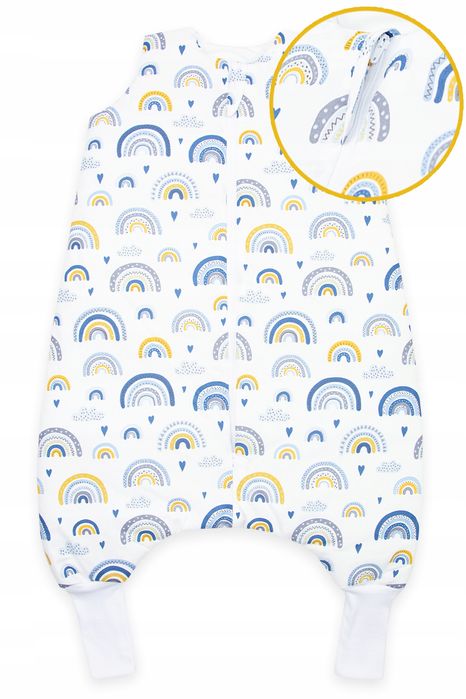 Ocieplany Śpiworek Z Nogawkami 86-104 M Wzory!