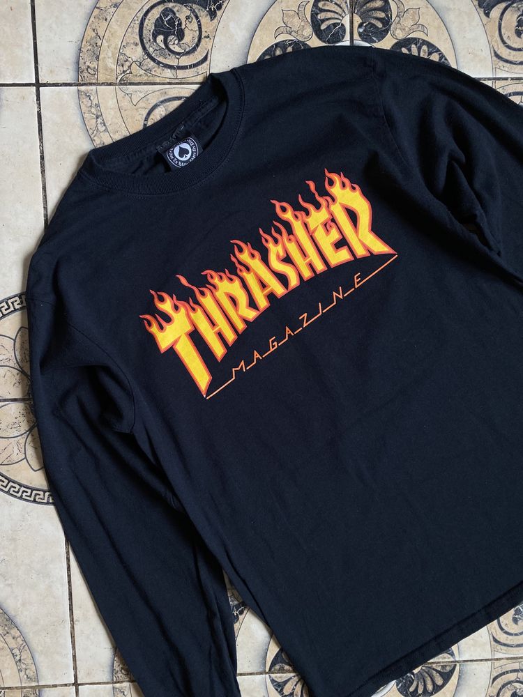 Мужская кофта лонгслив свитшот THRASHER Magazine Skate San Francisco