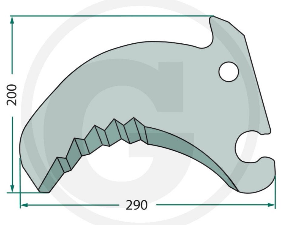 Nóż do prasy Krone John Deere 279.349.1, 279.349.0, 277.761.0 OEM