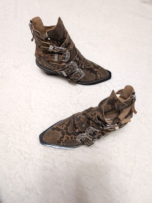 Черевики козаки TOPSHOP 39 40р. 26 см нові шкіряні демісезон