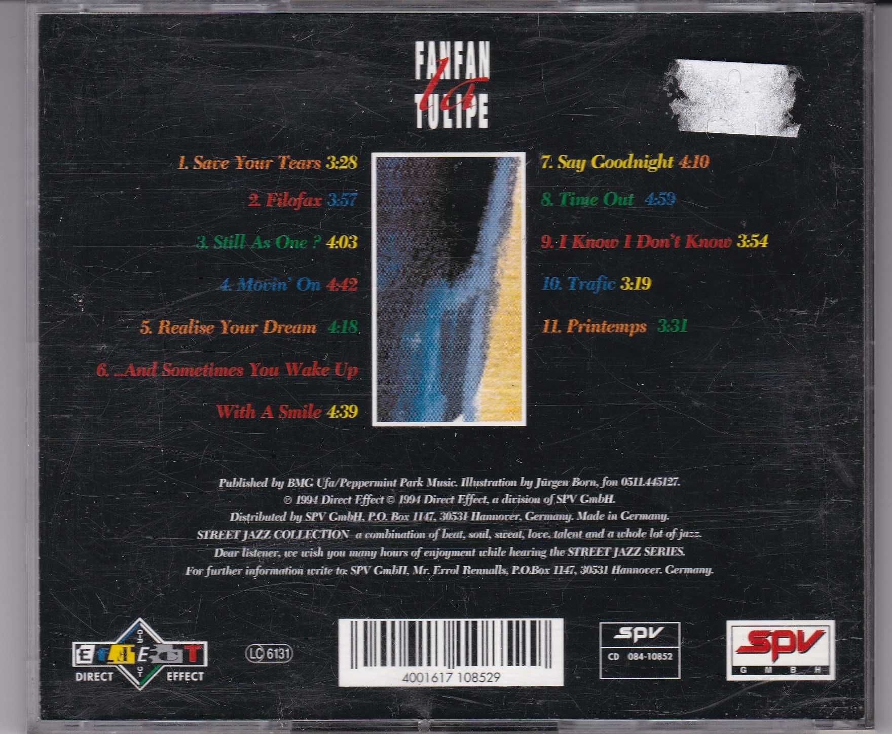 FanFan La Tulipe ‎– Realise Your Dream CD