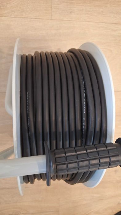 Przedłużacz bębnowy budowlany gruby Pawbol 50m 3x2,5