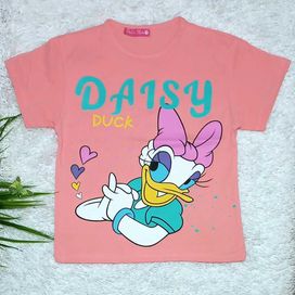 Bawełniany t-shirt dla dziewczynki z motywem kaczki DAISY