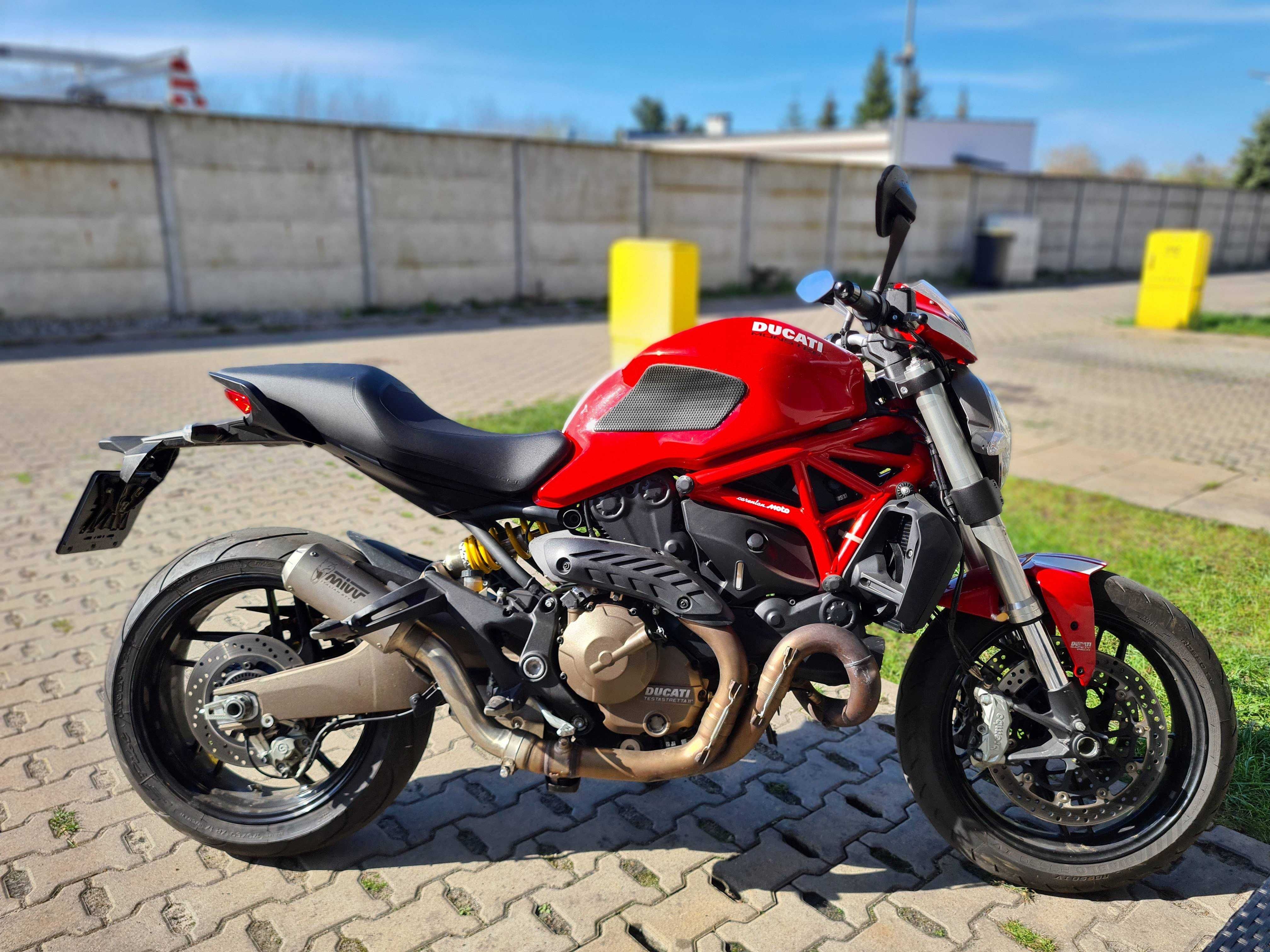 Ducati Monster 821 .2016r. Super stan ,Wydech MIVV Polecam