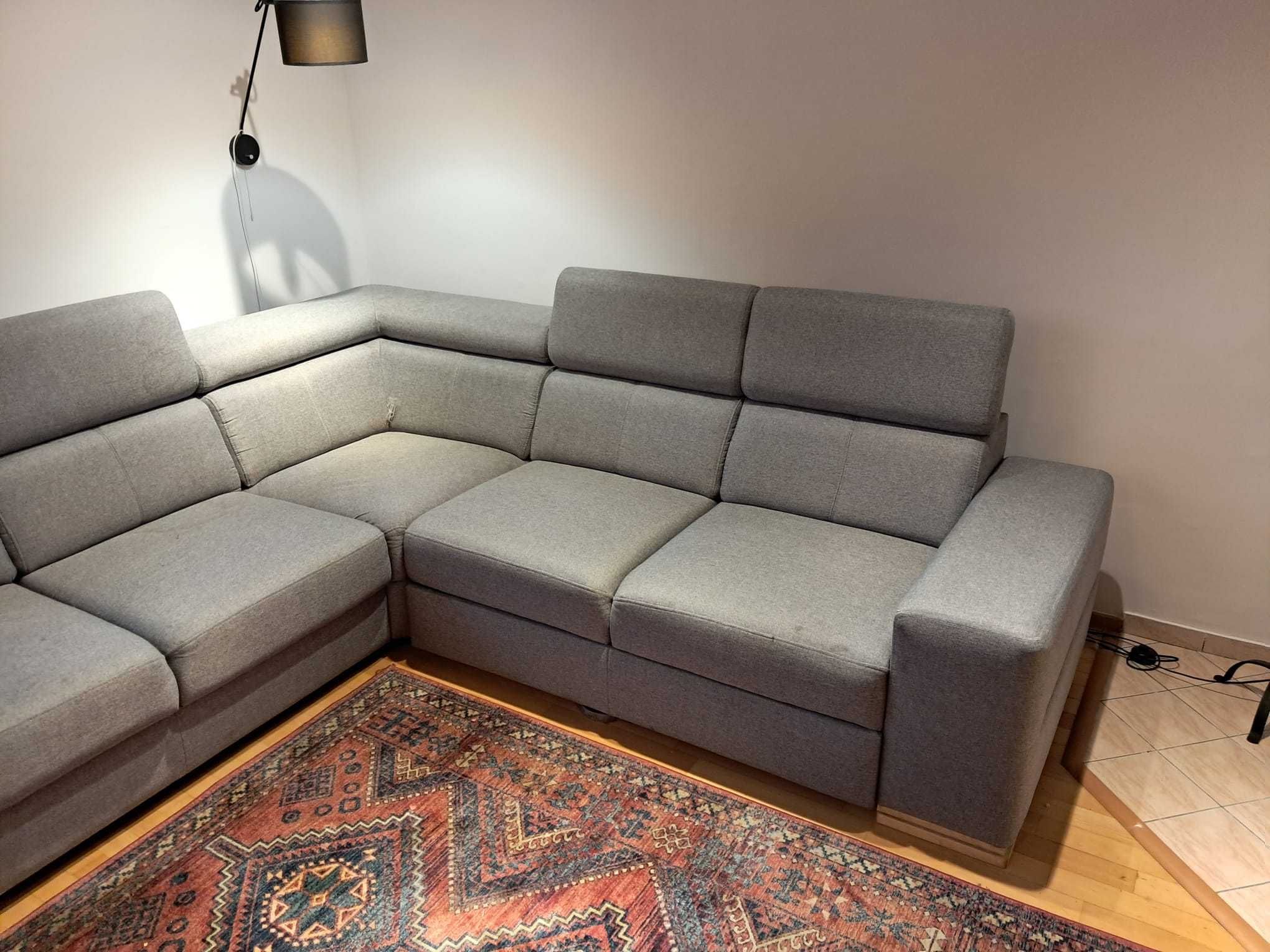 Narożnik sofa z funkcją spania