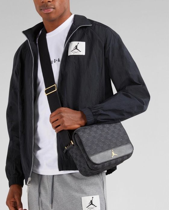 Сумка месенджер Air Jordan Monogram Crossbody Casual Bag Black
