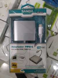 Adaptador Tipo C - HDMI fêmea - Novo em caixa