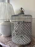 Klatka Vintage Glamour Boho metaloplastyka świecznik lampion