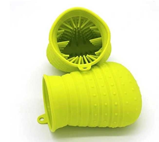 Środek do czyszczenia łap psa, miękki silikon, myjka do łap