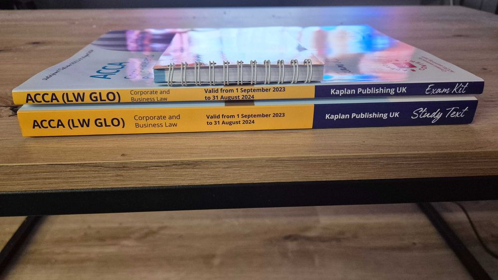 Kaplan ACCA F4 Corporate and Business Law (GLO) Full Kit Komplet