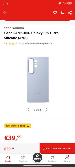 Capa Original Samsung S25 Ultra