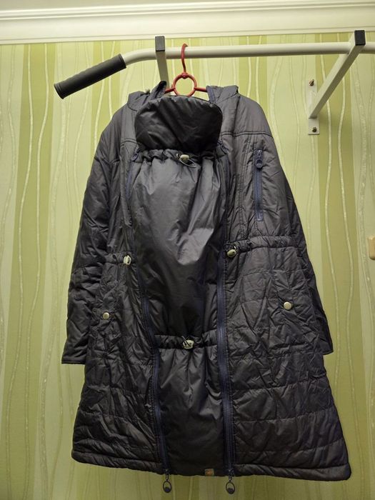 Куртка тепла для вагітних, слінгокуртка love&carry, розмір L (40) кол