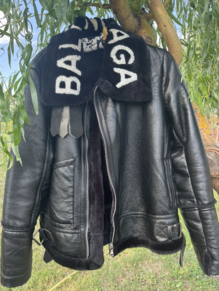 Курточка Balenciaga еко кожа