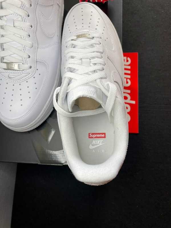 Nike Air Force 1 Low Supreme White  ZISE 43