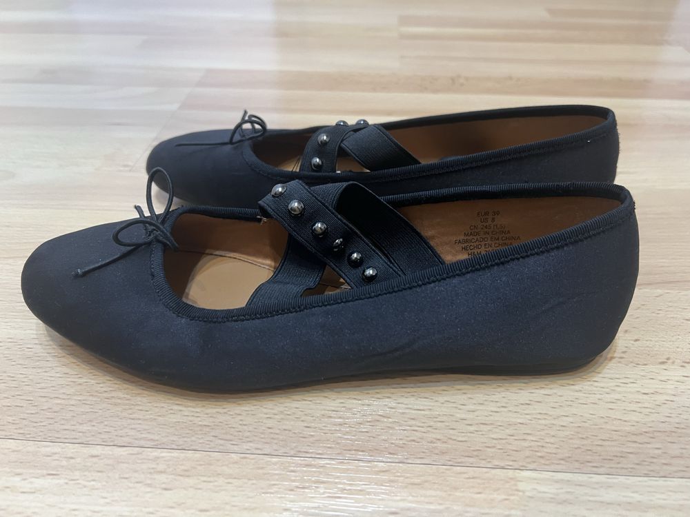Buty balerinki czarne