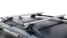 Bagażnik aluminiowy na relingi do Volkswagen Tiguan I , Toyota Avensis