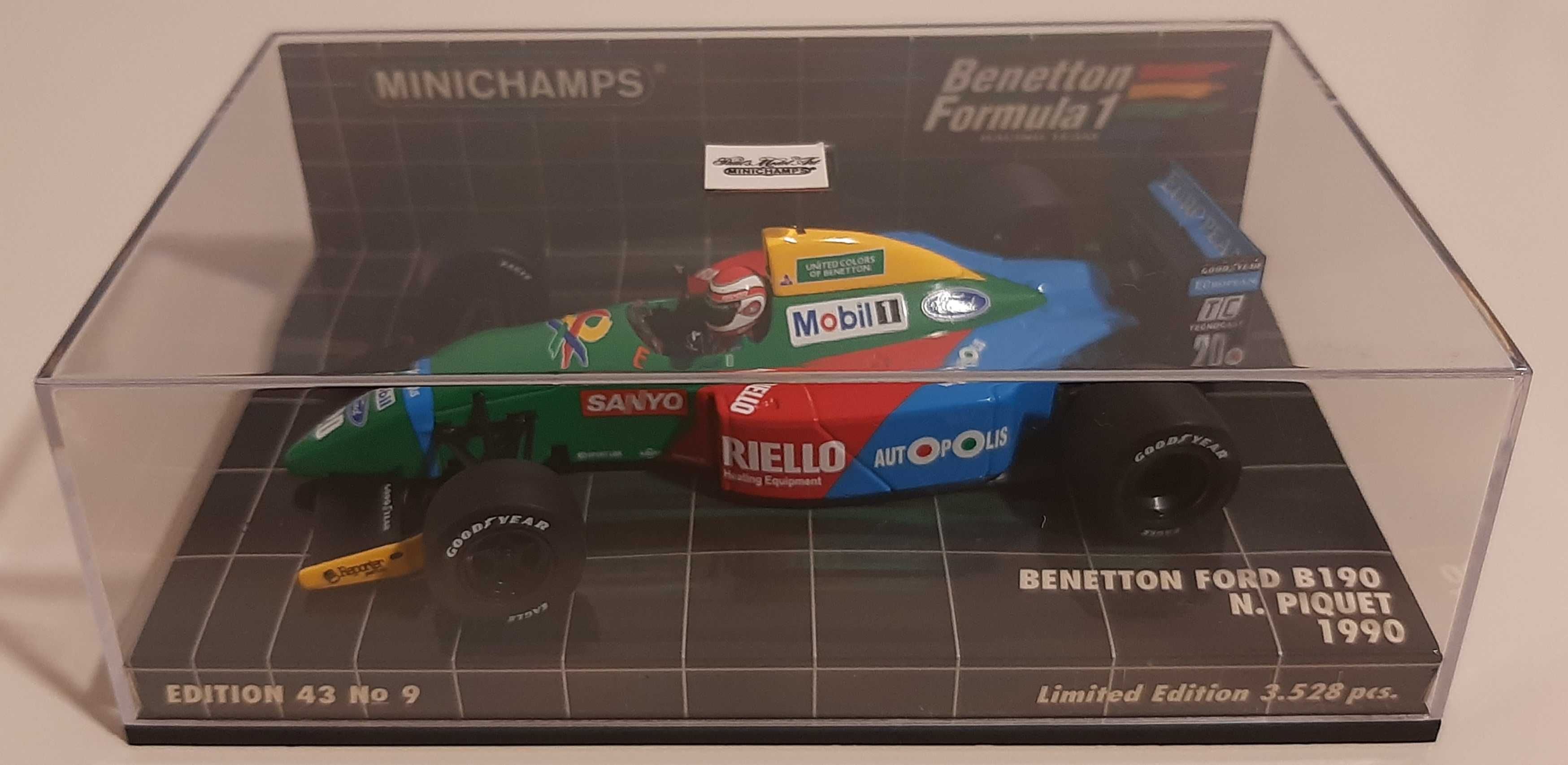 Minichamps F1 Nelson Piquet Benetton B190 de 1990