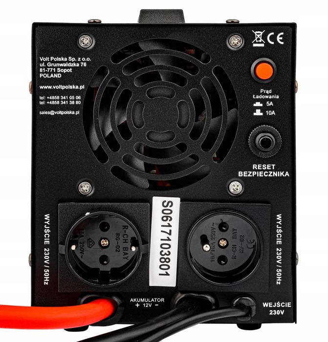 Інвертор Vold Polska 800W ДЖБ ИБП Преобразователь. Инвертор Для котла