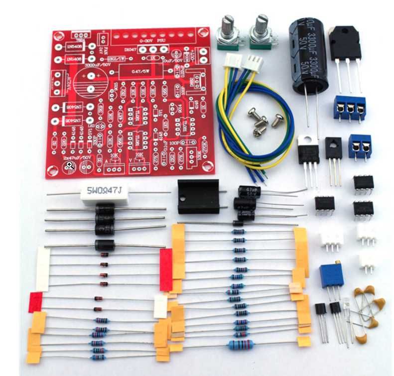 Zasilacz regulowany 0-30V moduł do montażu KIT DIY